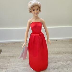 Danbury Mint Princess Diana Doll Royal Wardrobe Collection Red Dress Nwt